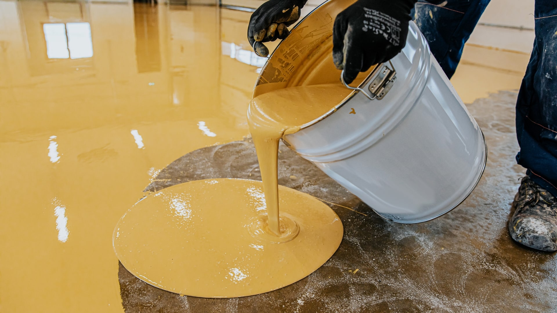 Epoksi Boya Zemin İmalatları - Terazi Mühendislik